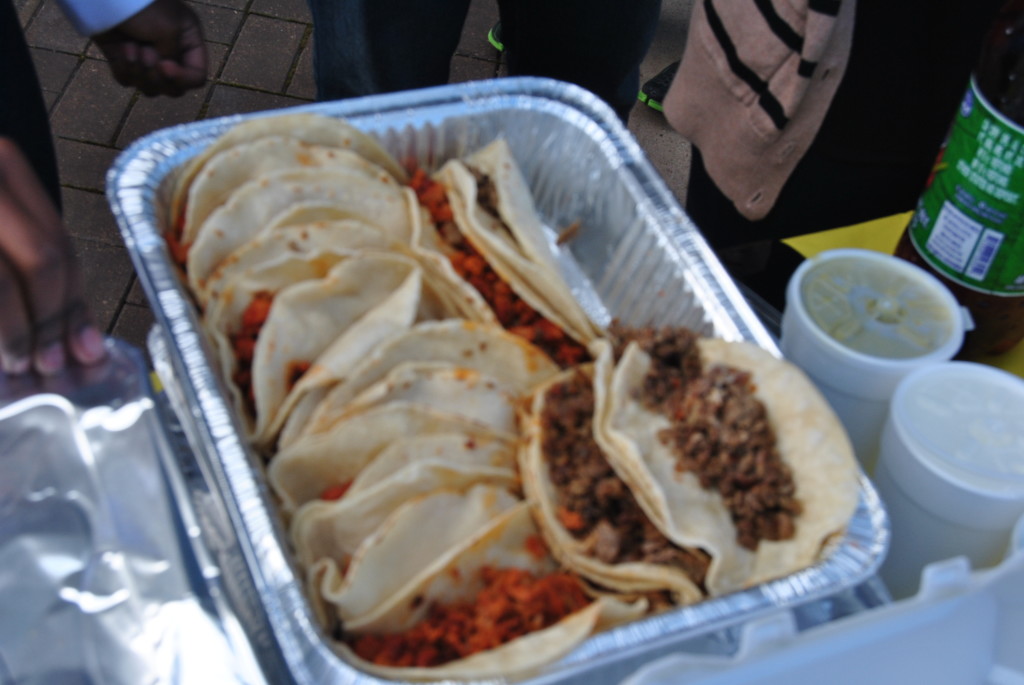 People from all over the community came to enjoy the first annual Latino Foodways Festival on Saturday, Nov. 2, at the Clayton Center for the Arts plaza. Sponsored by LSA, the festival highlighted the importance of cuisine within culture. Photo Courtesy of Allison Luppe