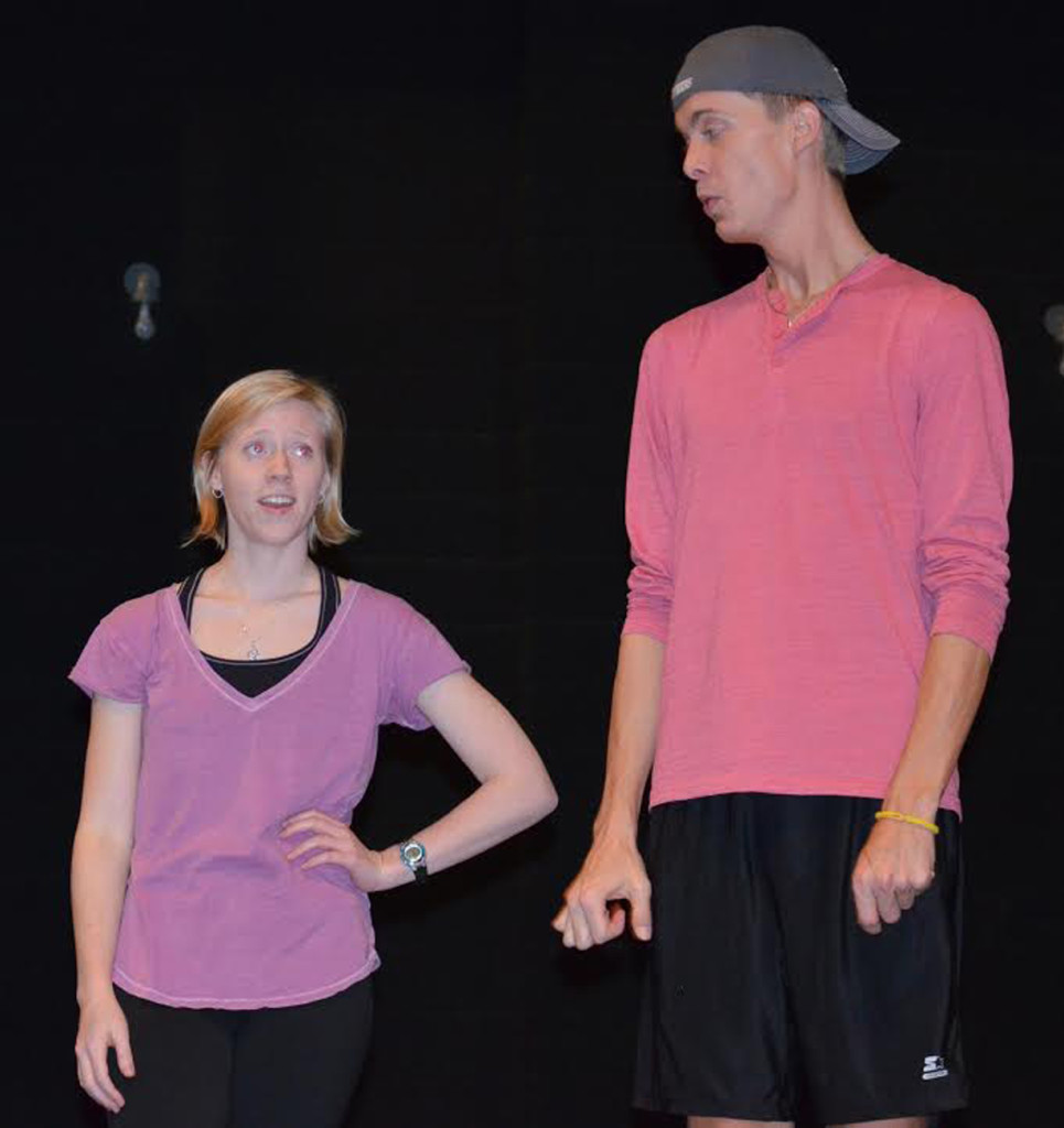 Lizzie Ruch and Boyce Templin play Elle’s parents in the upcoming musical Feb. 14-16.