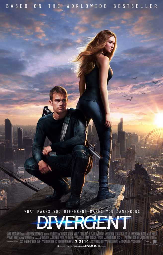 ‘Divergent’ is the latest blockbuster from Summit. Official Movie Poster.