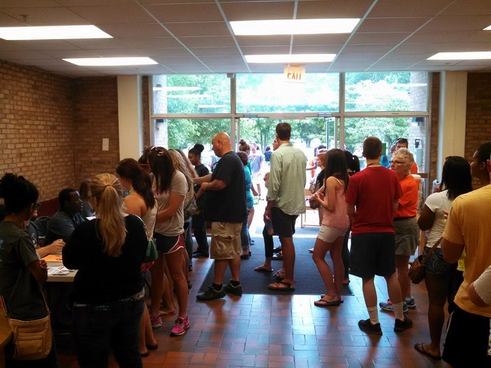 Over 190 new students moved in on Aug. 20. Many students live three to a room. Photo Courtesy of Virginia Johnson.