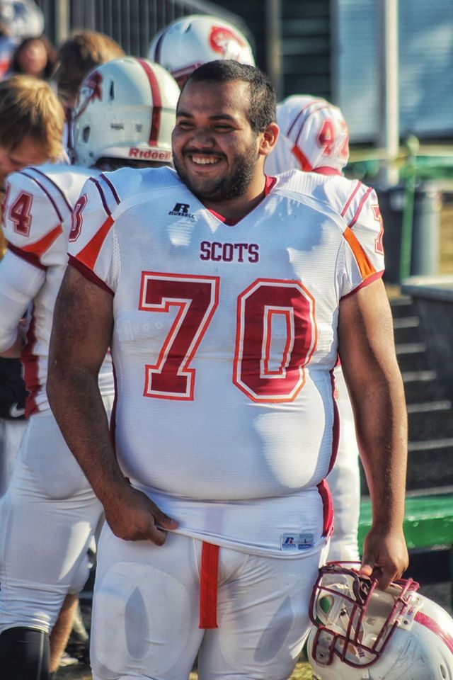 MC offensive lineman Jesse Munoz has truly defied the odds to overcome homelessness and attend Maryville College. Photo Courtesy of Marvin Huell.