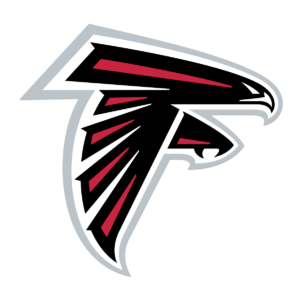 The Atlanta Falcons face on one of the best defensive teams in the NFL, The New England Patriots. Image from sportslogos.net.