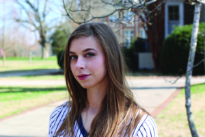 Kalyn Carpenter, an active member of Maryville College’s MC Dems, discusses plans for the future in this article by Sherilynn Smith. Photo by Clair Scott.