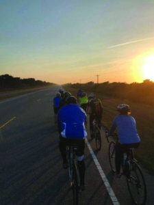 Maryville College students biked over 180 mile over the course of spring break from Henderson, North Carlolina to Topsail, North Carolina.
