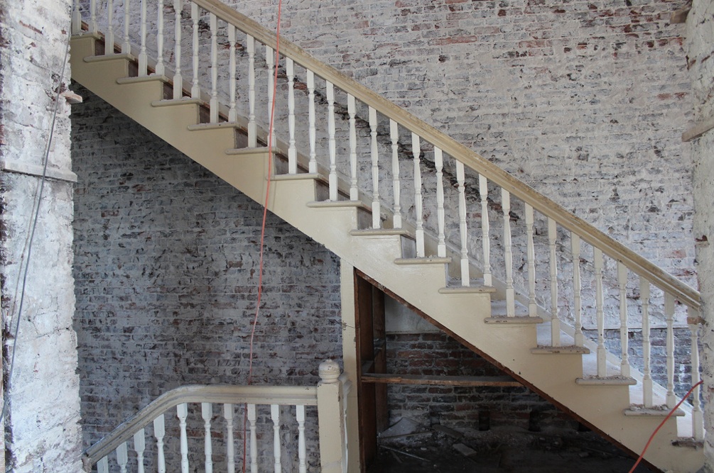 The renovation of Anderson Hall will bring many updates to the architecture, while still maintaining elements of the old building, such as the banisters of the staircases. Photo Courtesy of Chloe Kennedy