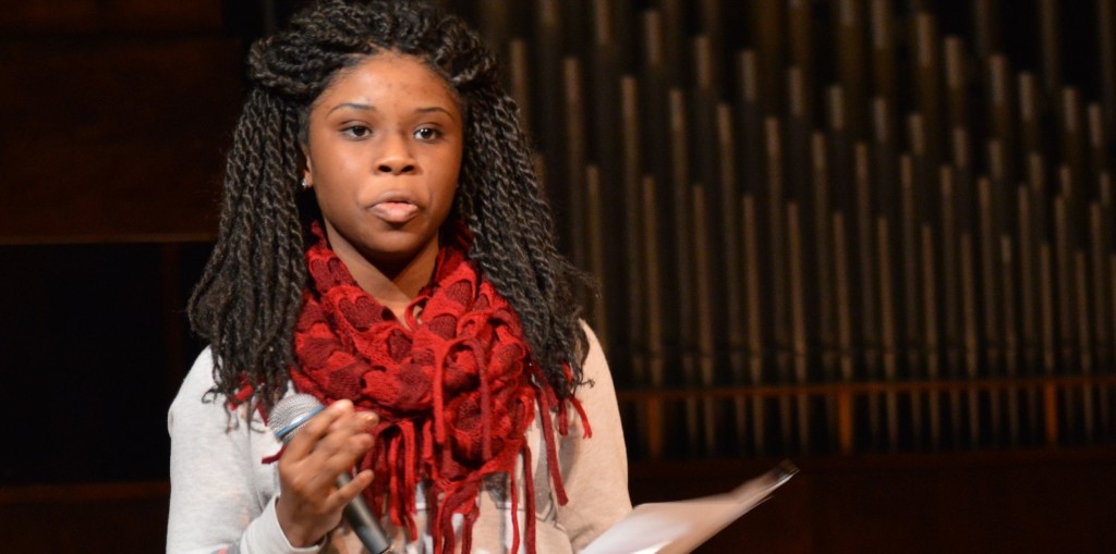 Students celebrate Black History Month through poetry
