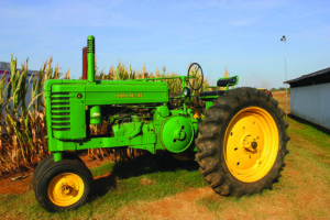 This is a piece of farming equipment used at Maple Lane farms.