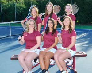 Scots Women’s Tennis Team ends conference play. Photo courtesy of MC Athletics.