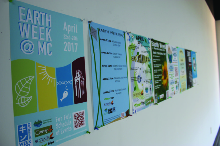 Design students create posters for Earth Week