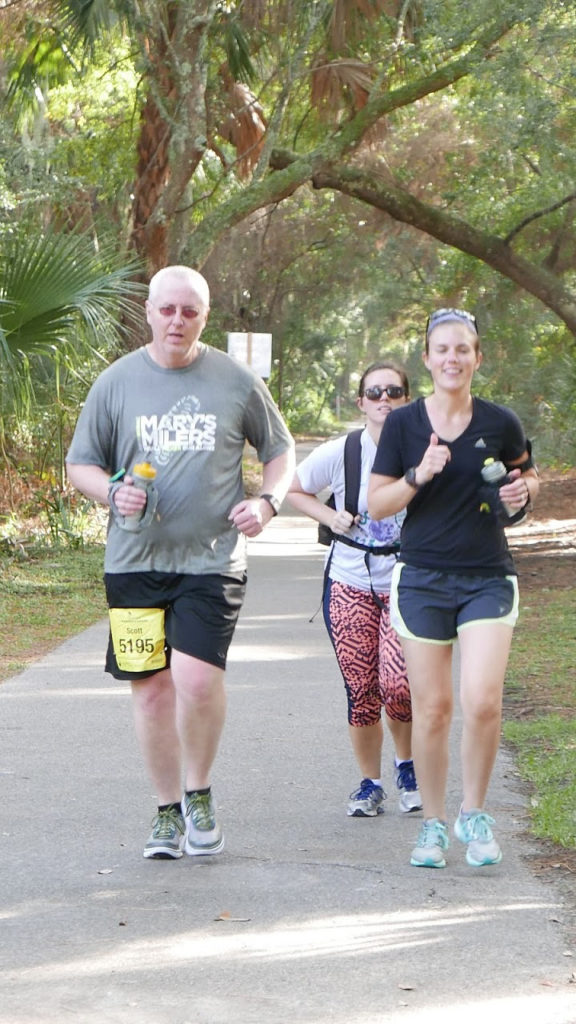 Professor Scott Steele runs second Kiawah Island Marathon