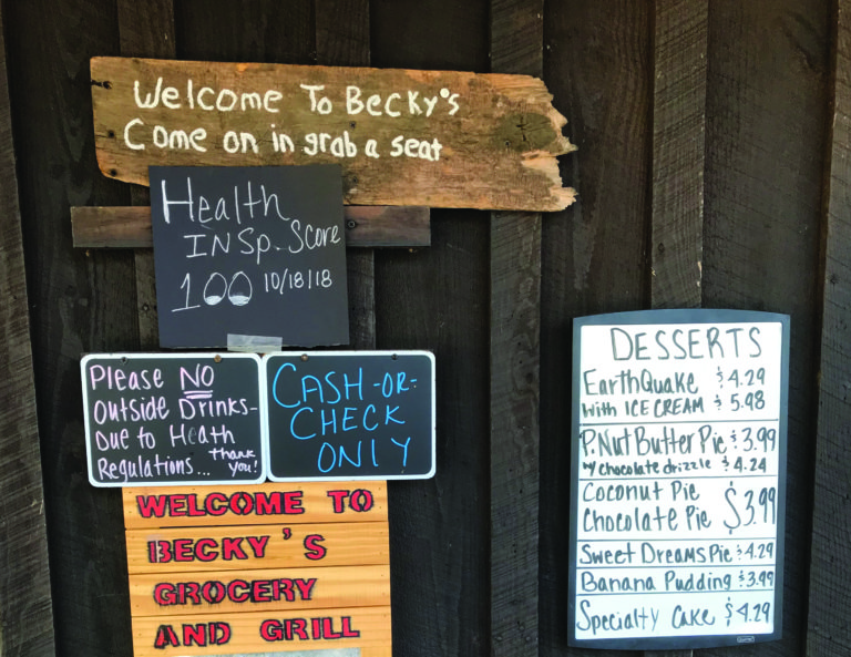 Take a trip to Becky’s Grocery & Grill