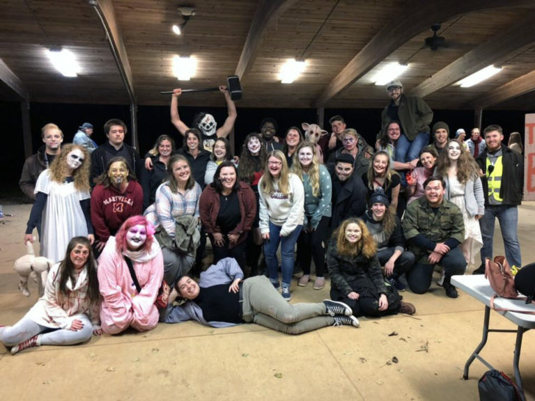 APO gives ghost tours homecoming weekend