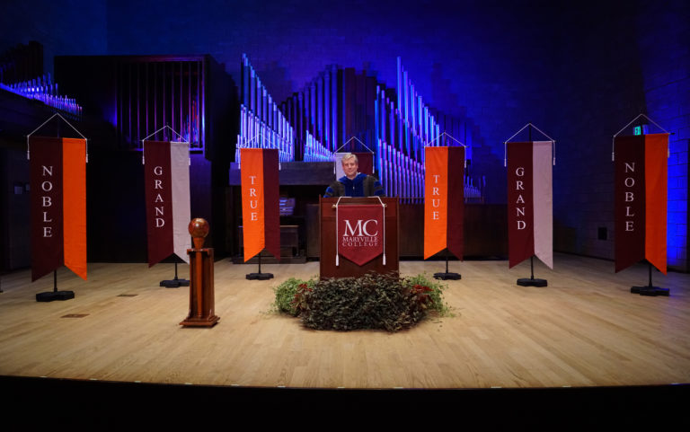 Maryville College livestreams the 2020-2021 Convocation ceremony.