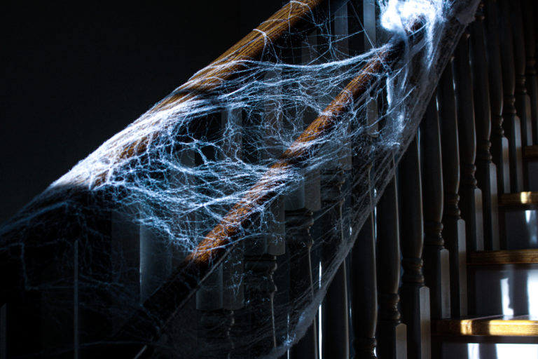 Anderson Hall now a Spooky Mansion!