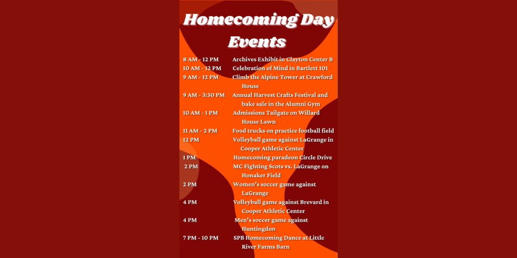 A student’s guide to Homecoming Week events