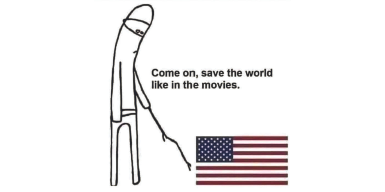 Meme on Russian-Ukrainian conflict draws attention to US’ shortcomings