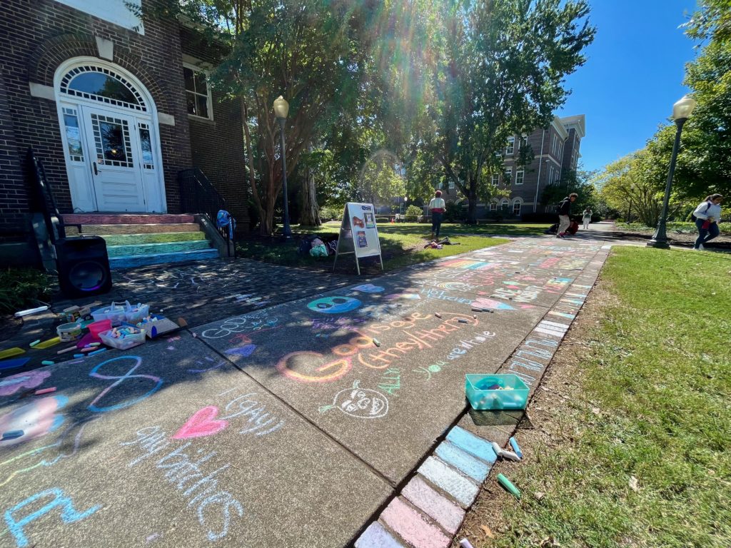 MC Students Talk the Talk and Chalk the Walk