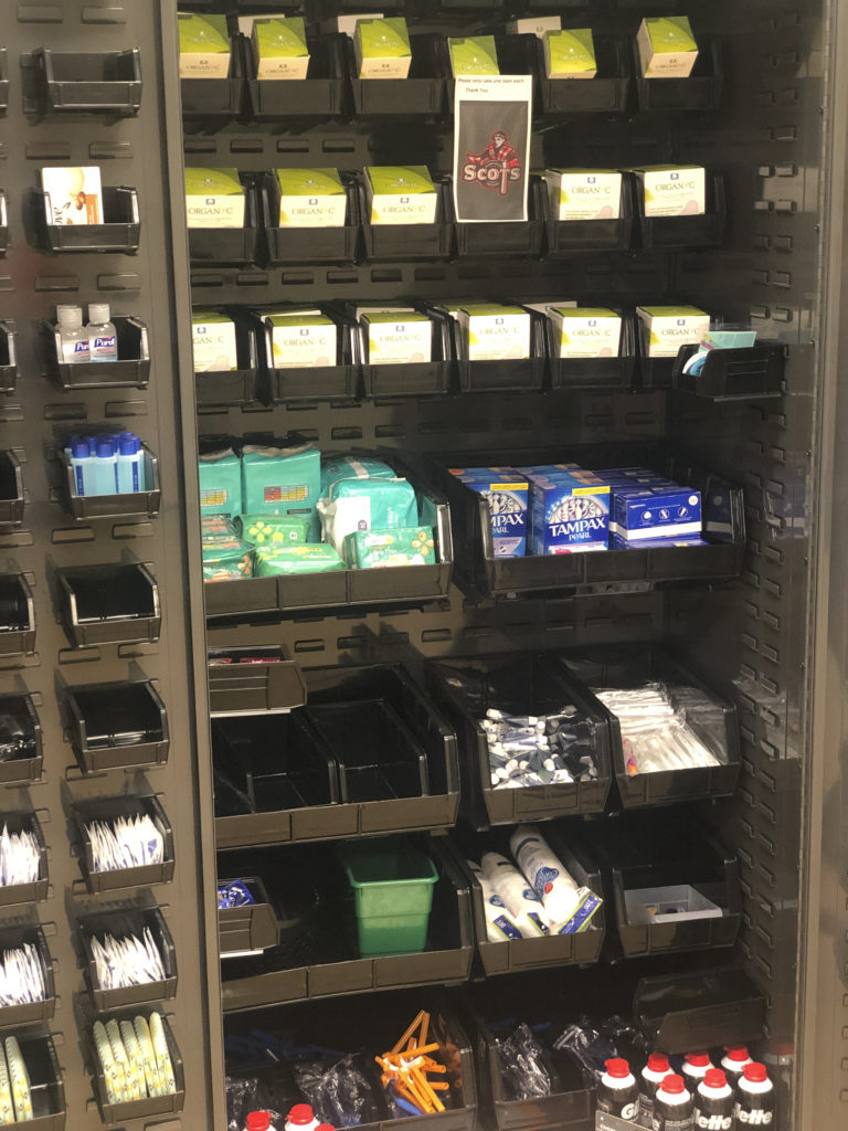 Joy Starbird supports MC students through Scots’ Supplies