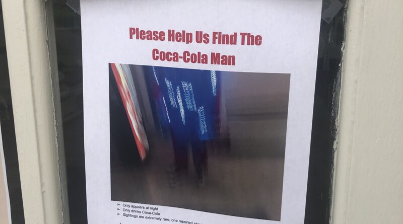 The Coca-Cola Man: Students share their experiences and theories