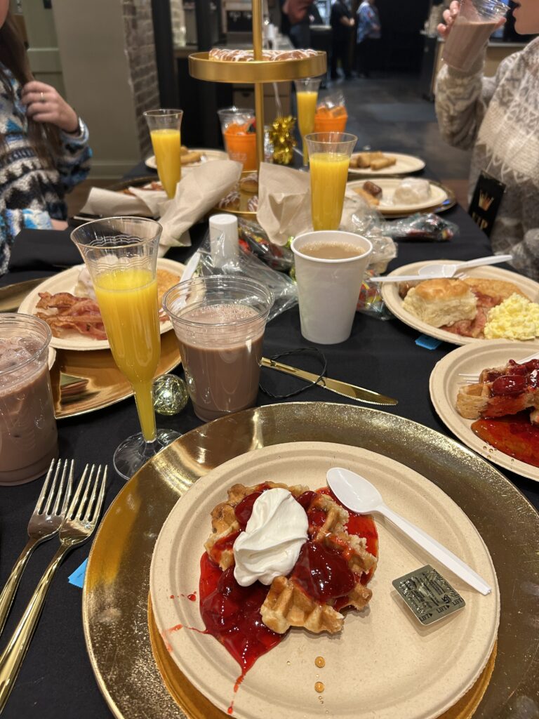 Finals Breakfast experience as a VIP