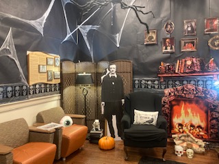 Anderson Hall decks out for Halloween