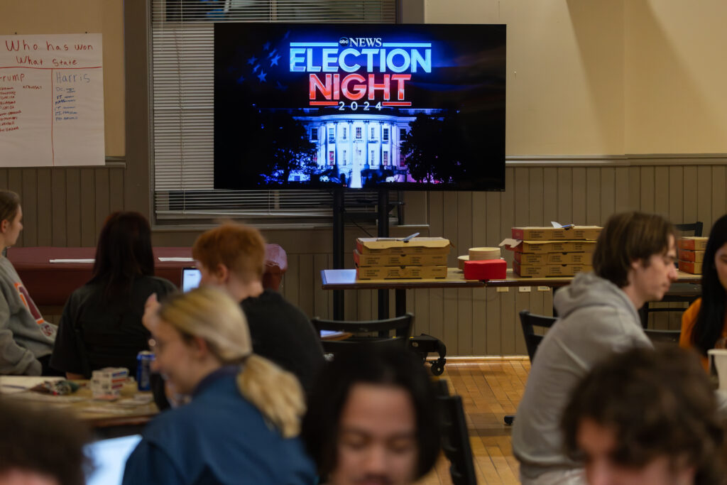 Student voices on the night of the 2024 presidential election: how does MC feel?