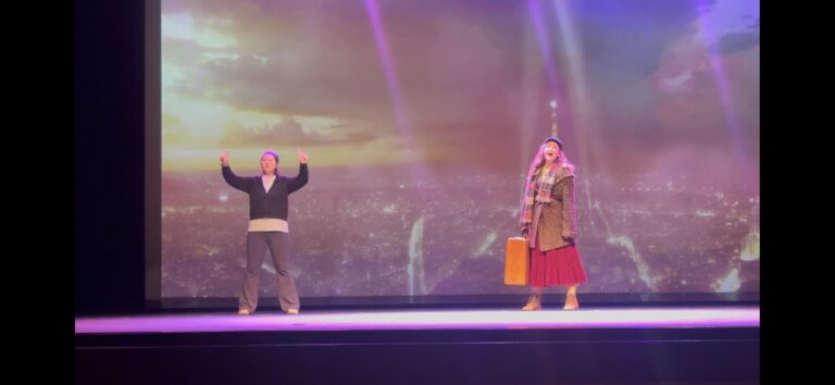 Three Maryville College ASL/English Interpreting seniors interpret Primary Players production of Anastasia